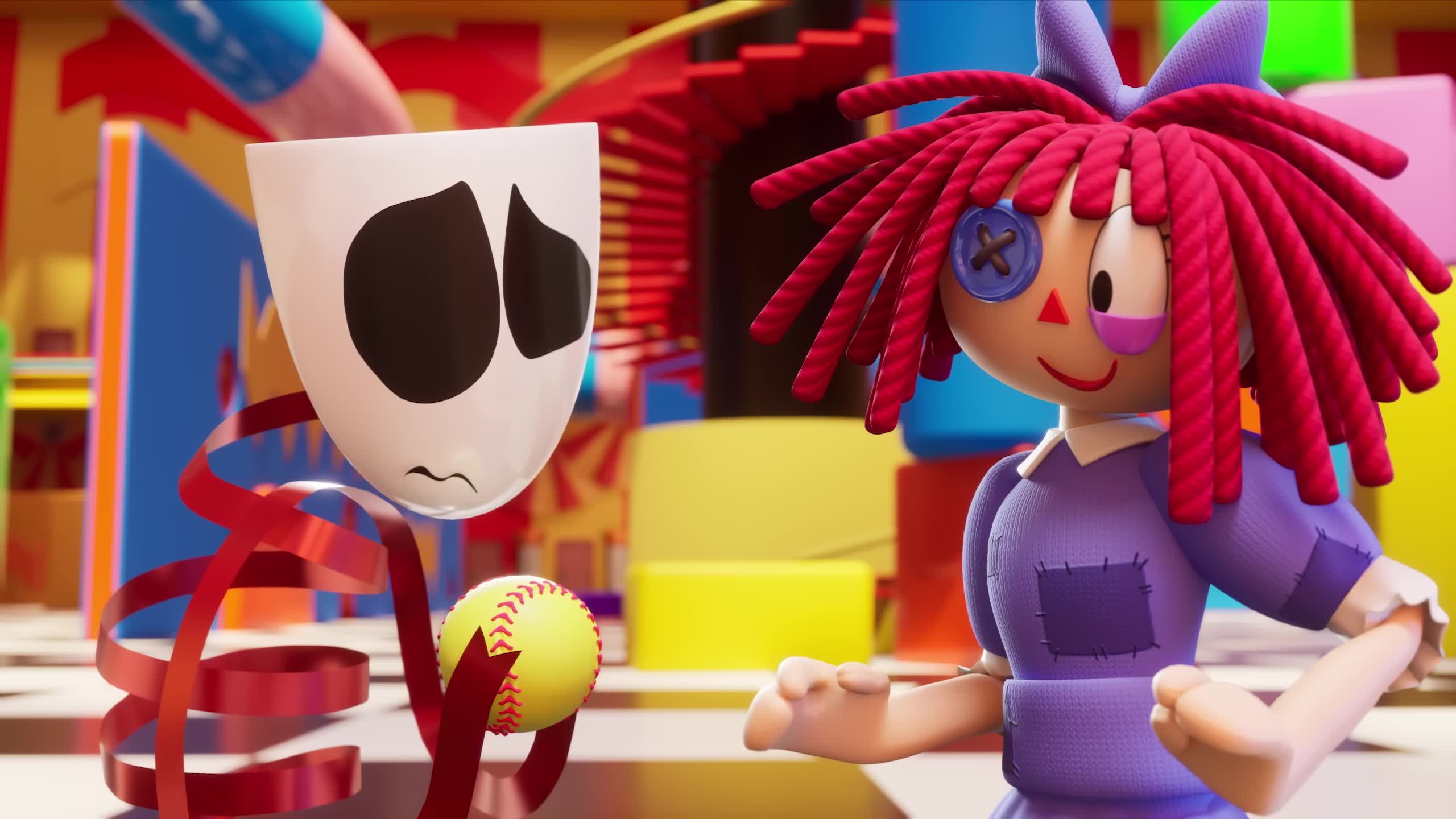 Gangle - a character from the indie web series The Amazing Digital Circus