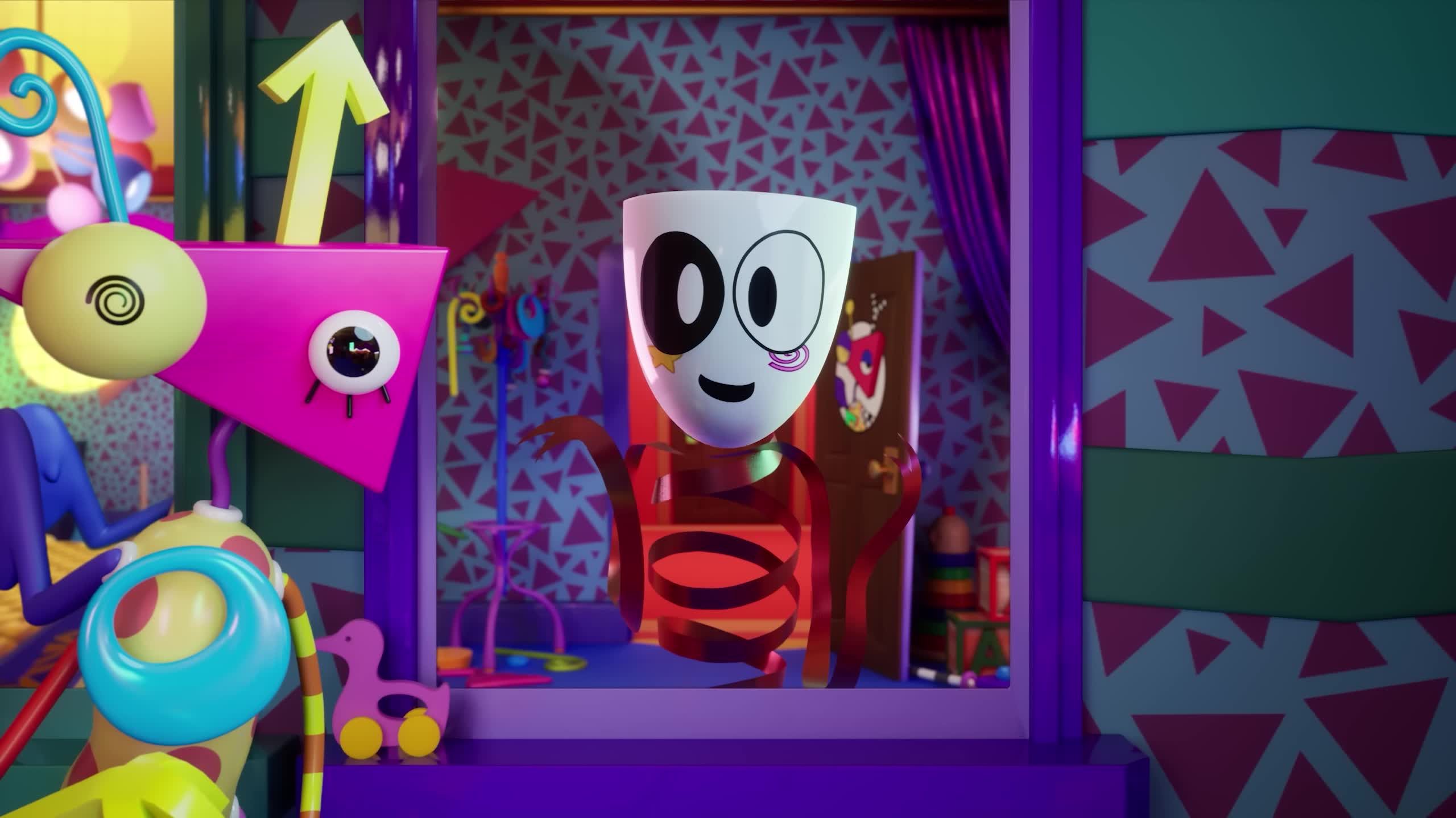 Gangle - a character from the indie web series The Amazing Digital Circus